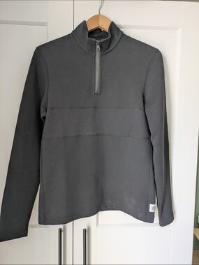 Reigning Champ Men's Quarter-Zip Pullover Black | Premium Midweight Performance